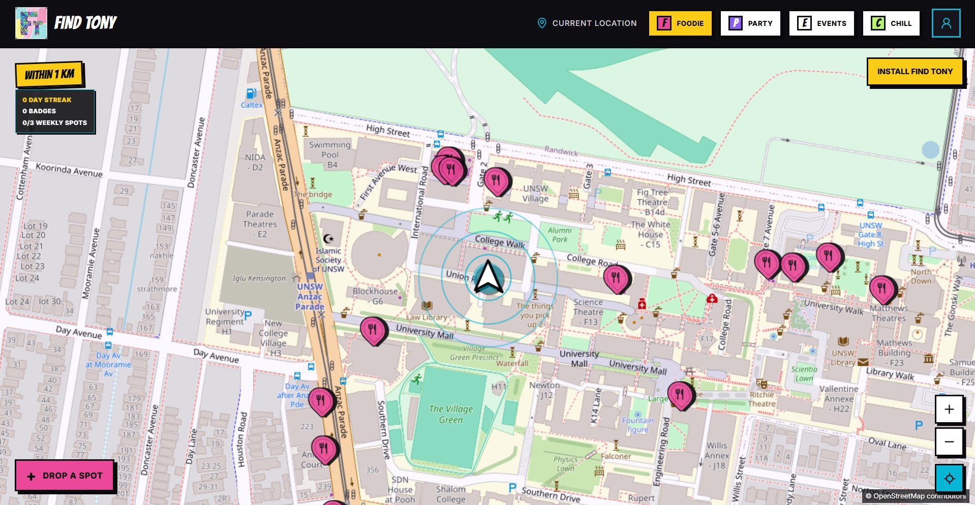 interactive social map