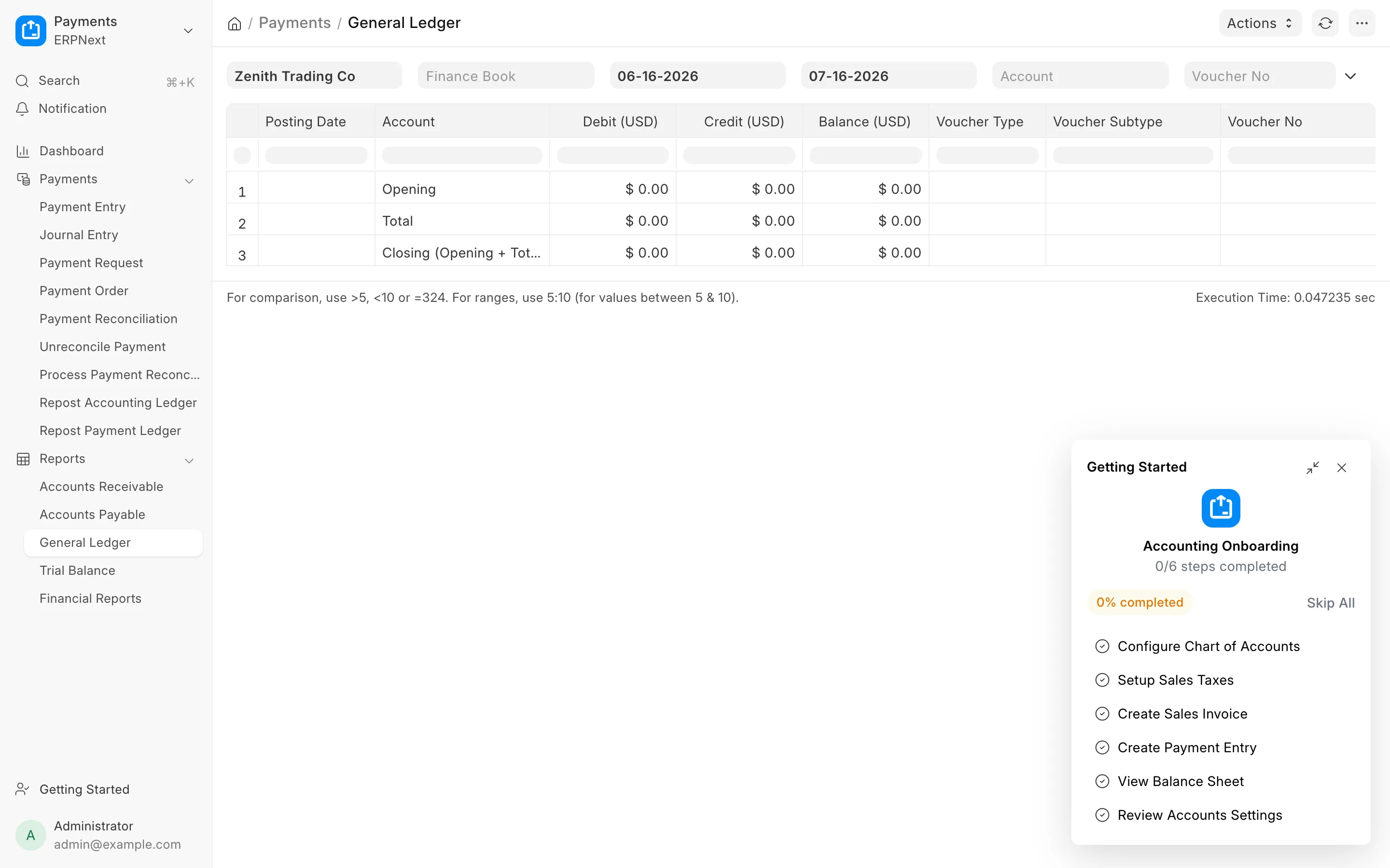 Real-time reports and dashboards across every module
