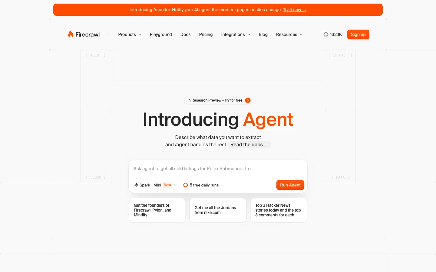 Extract: pull structured fields from any page with a schema
