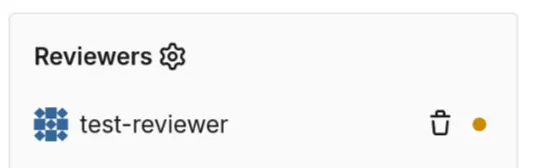Reviewers and approvals