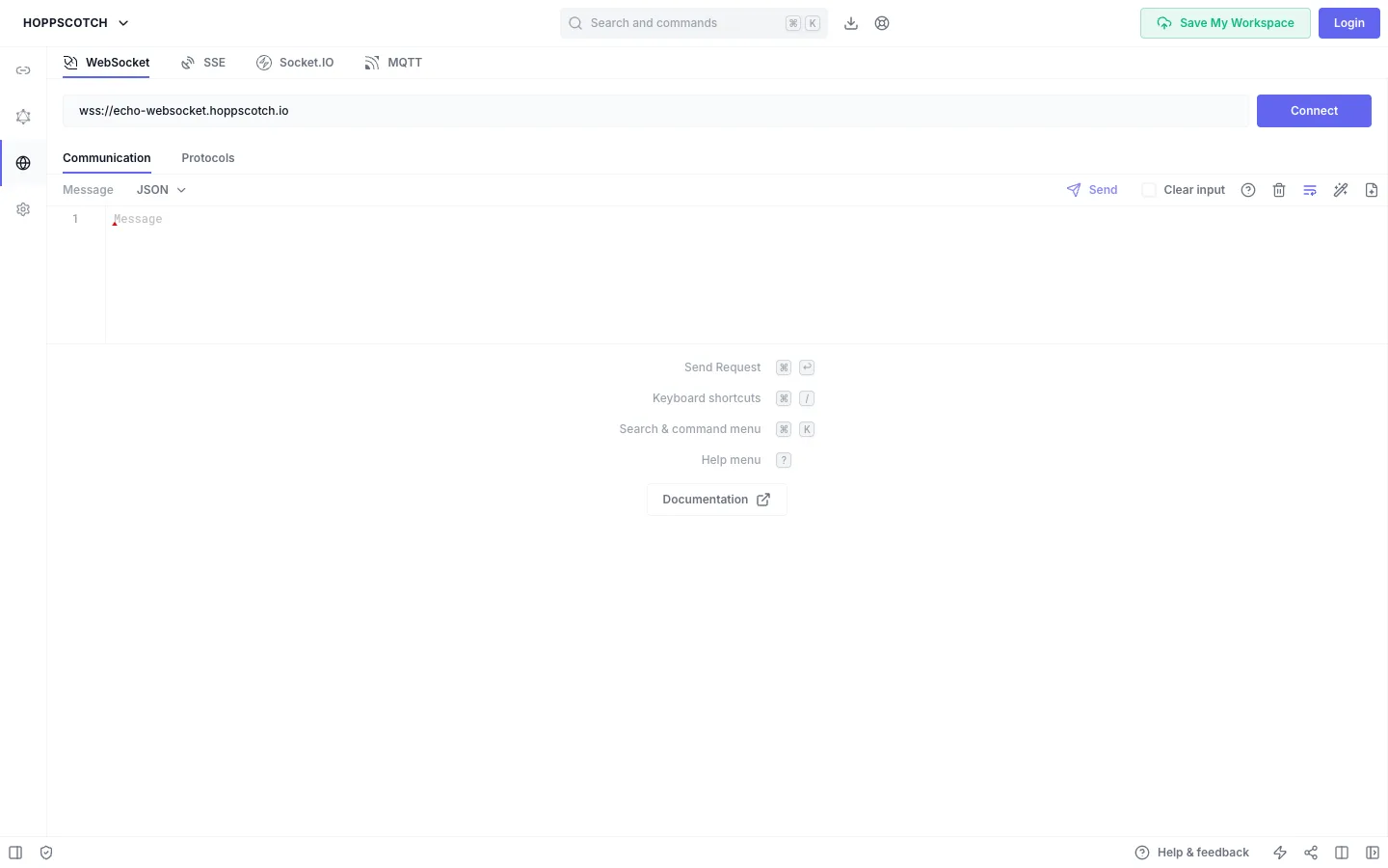Realtime client for WebSocket, SSE, Socket.IO and MQTT connections