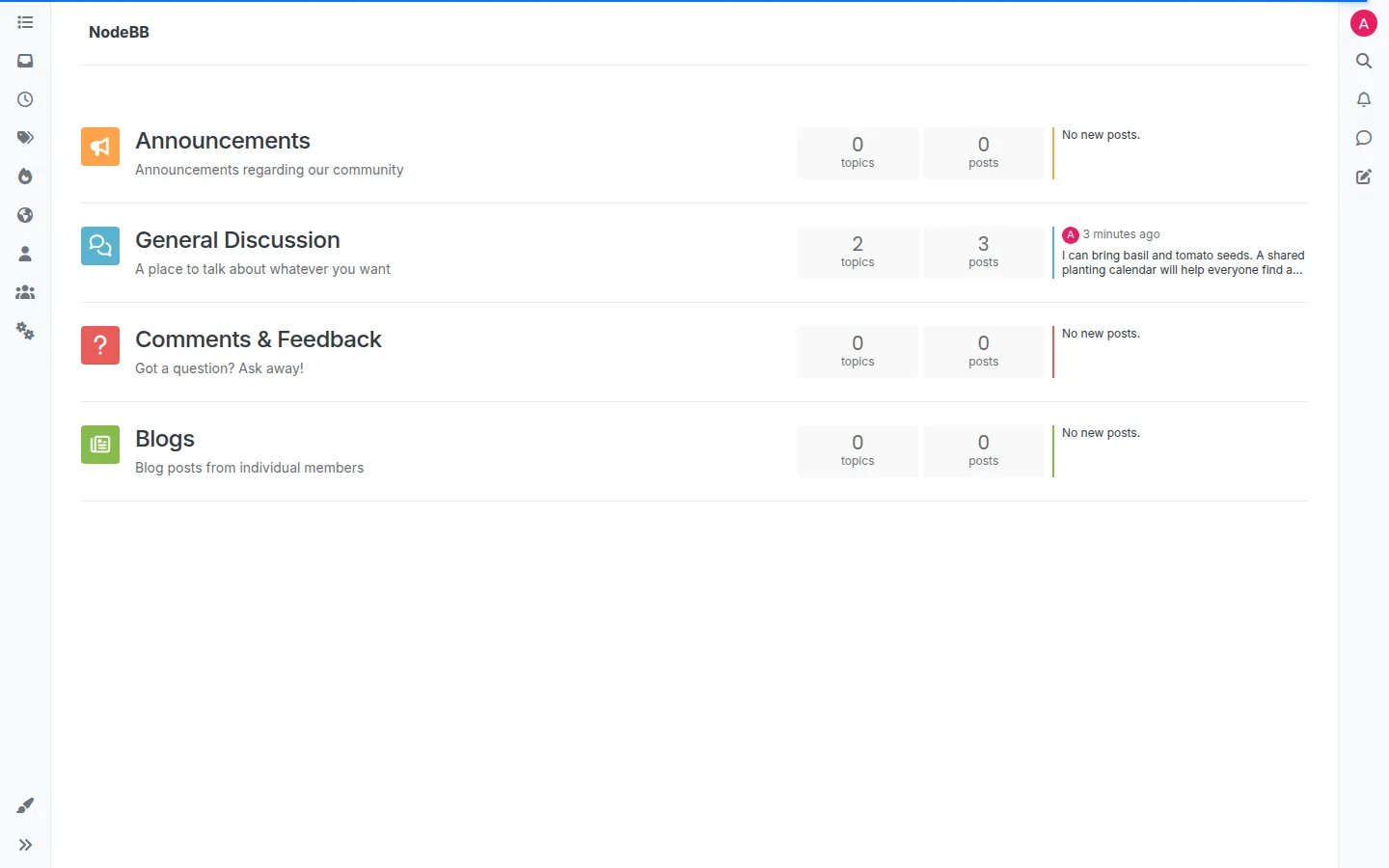 Browse forum categories and recent topics.