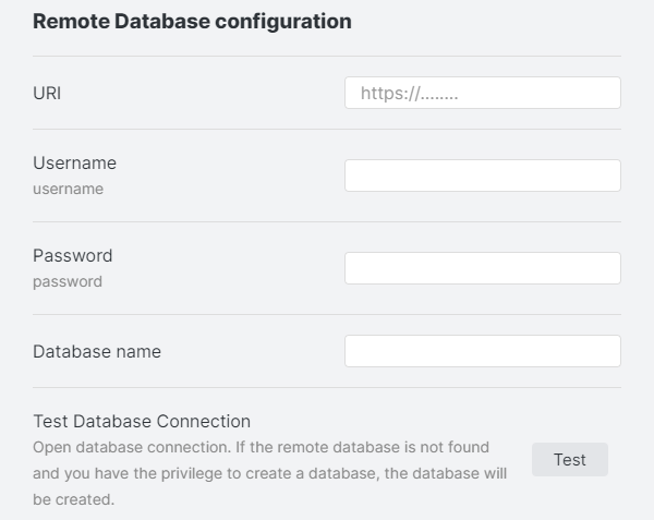 Point the Obsidian LiveSync plugin at your CouchDB server