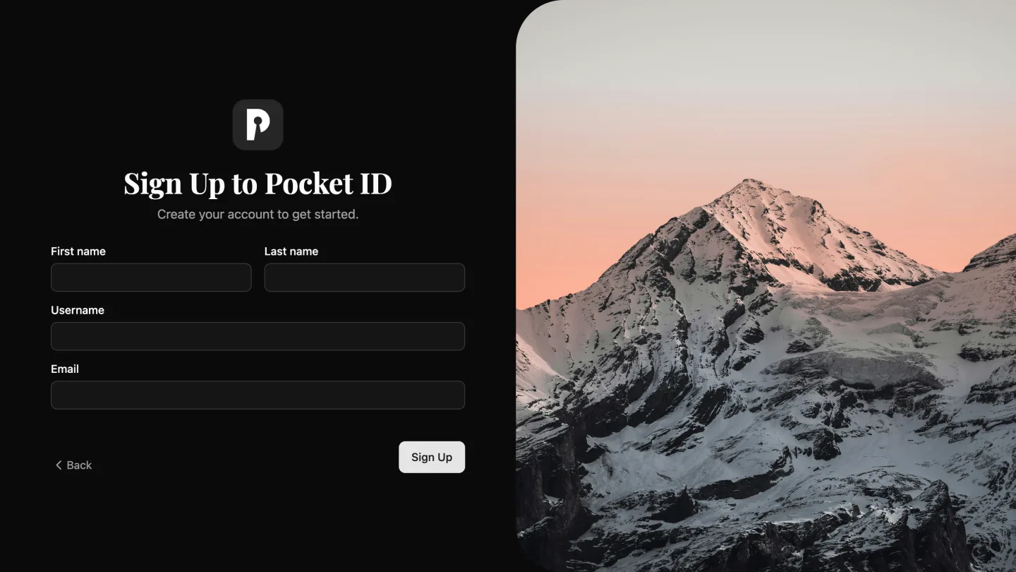 Invite users with one-time sign-up links or open registration