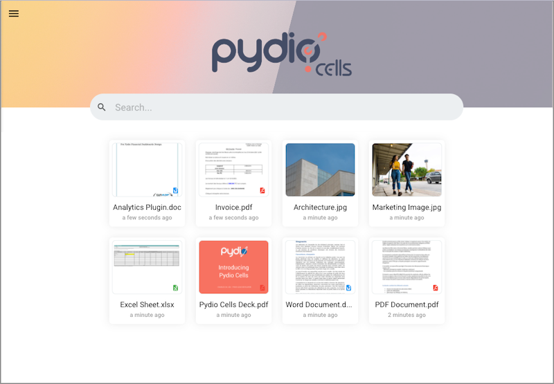 Browse, search and preview files across shared workspaces