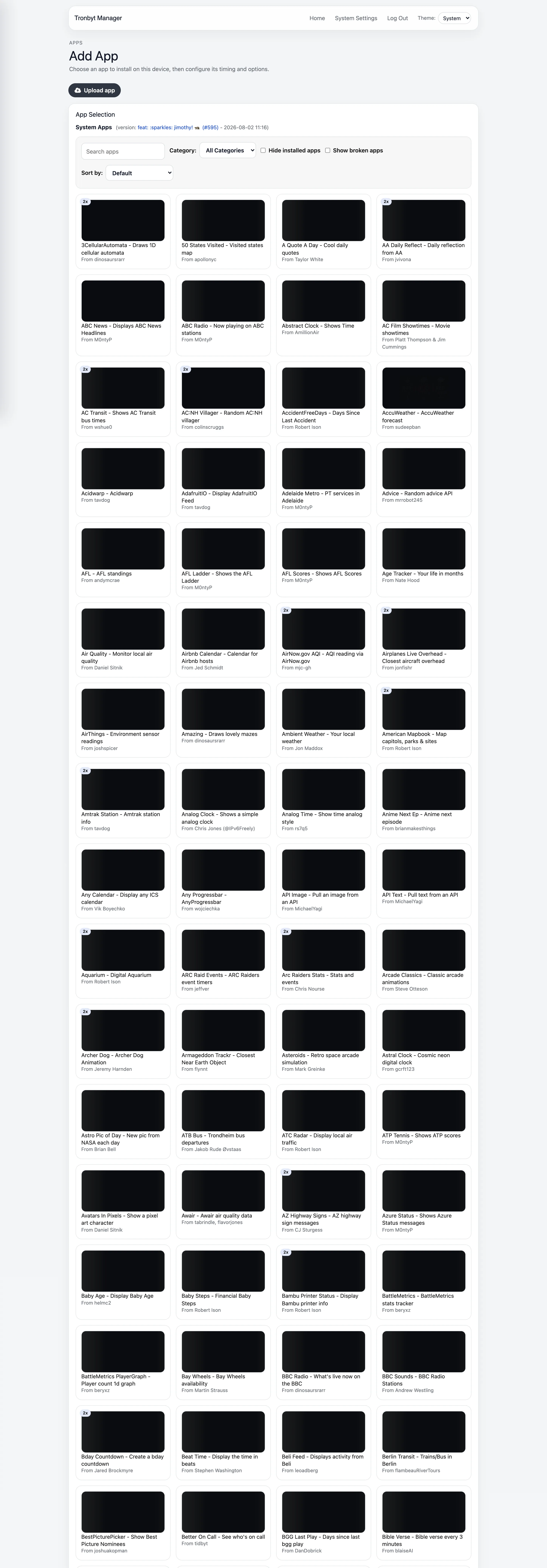 Hundreds of ready-made apps to add to the rotation